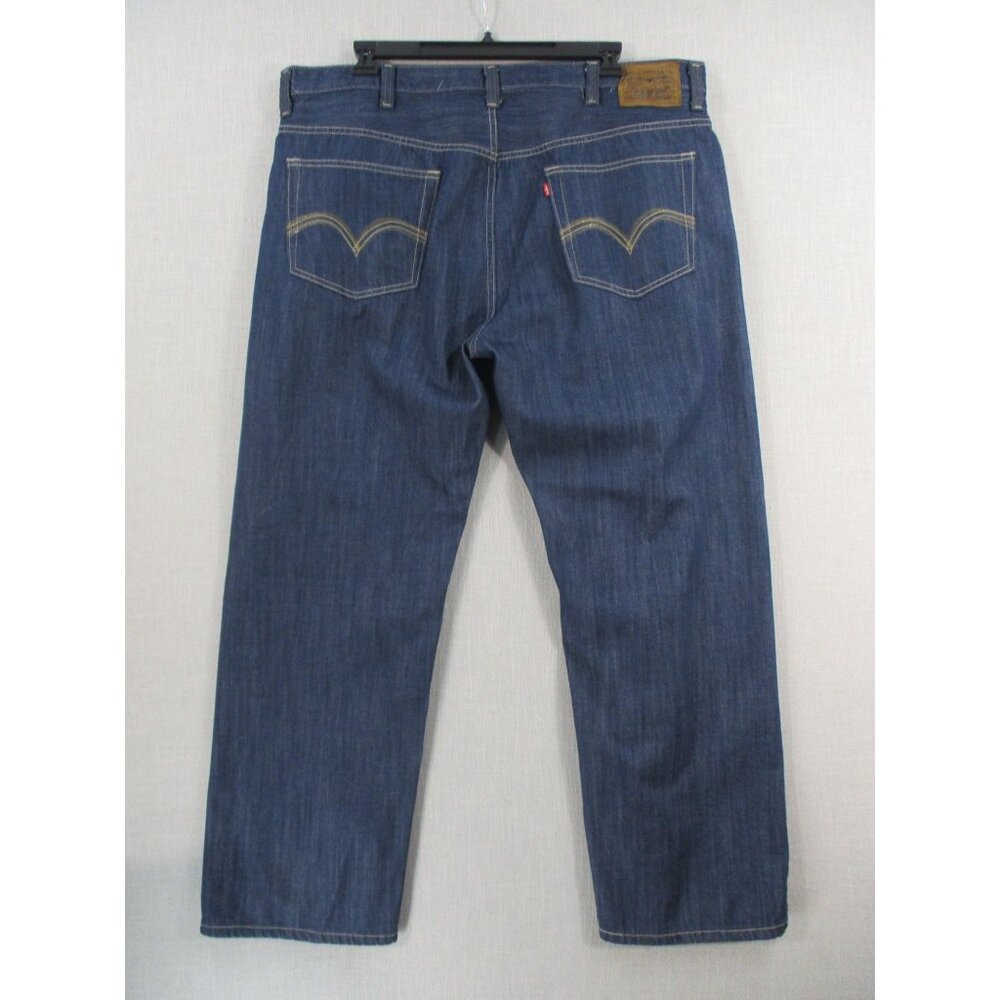 Levis Mens 559 Relaxed Straight Jeans W44 L32 Blue Denim Made In Cambodia